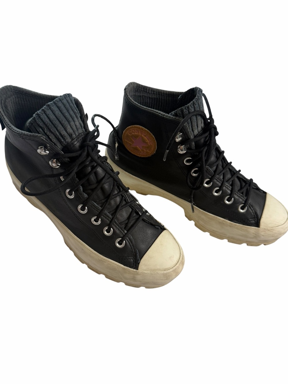 Converse Chuck Taylor All Star GORE-TEX Lugged black Leather High Top sneaker 9